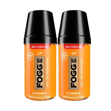 Fogg Elegance Roll On Deodorant for Women 50mlx2 Pieces