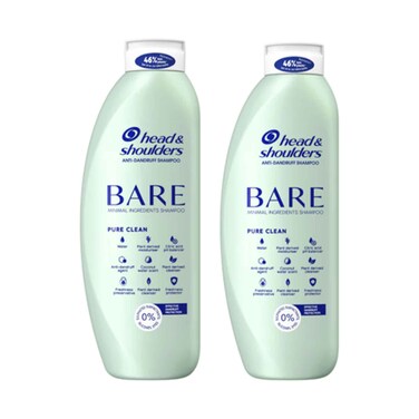 Head &amp; Shoulders Bare Pure Clean Shampoo 400mlx2 Pieces