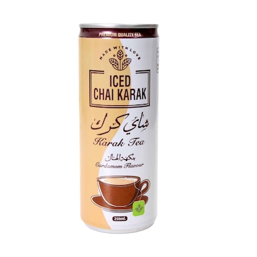 شاي مثلج بنكهة الهيل، جاهز للشرب 250 مل
