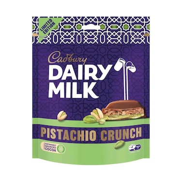 Cadbury Dairy Milk Pistachio Crunch Flavor Chocolate Mini Bag 145g