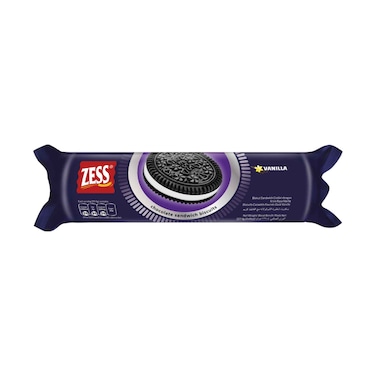 Zess Chocolate Sandwich Biscuits With Vanilla Filling 127.4g