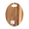 Royal Blue Oval Shape Wooden Cutting Board 31X24X1.5cm