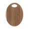 Royal Blue Oval Shape Wooden Cutting Board 31X24X1.5cm