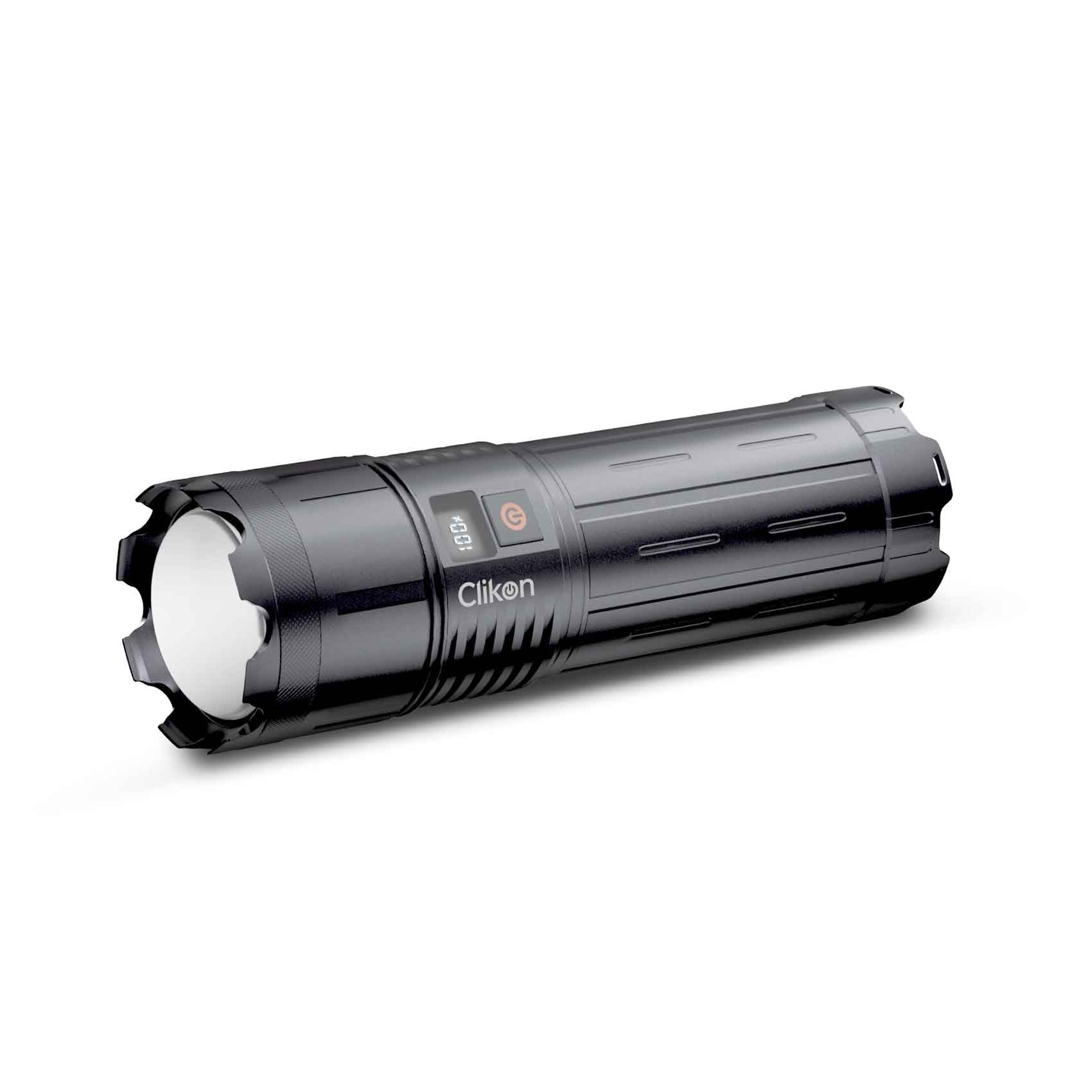 Clikon High Power Zoom In & Out Flash Light 8600Mah Battery