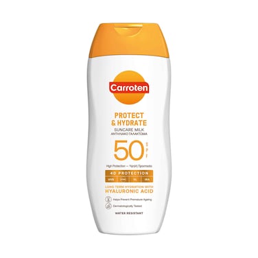 Carroten Protect &amp; Hydrate Suncare Milk SPF 50 Cream 200ml