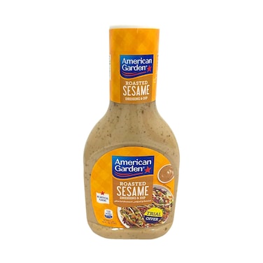 صلصة وتغميسة السمسم المحمص من أمريكان جاردن 473 مل