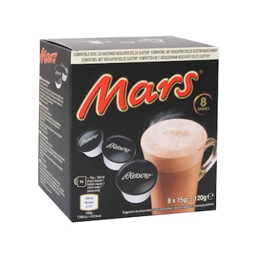 كبسولات شوكولاتة مارس دولتشي غوستو الساخنة 120 غرام