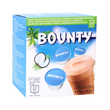 كبسولات شوكولاتة باونتي دولتشي غوستو الساخنة 120 غرام