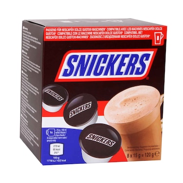 Snickers Dolce Gusto Hot Chocolate Pods 120g