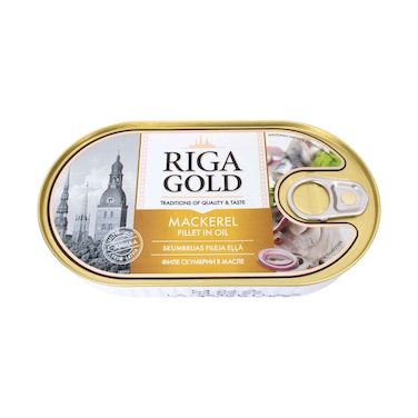 Riga Gold Mackerel Fillet In Oil 190g