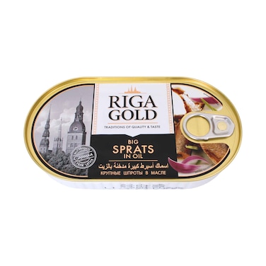 Riga Big Smoked Sprats In Oil 190g
