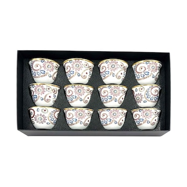 Royal Blue Cawa Cup Set D-3 12 Pieces