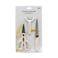 Royal Blue Kitchen Knife Set With Scissor, Utility Knife 11cm, Peeler YJ064