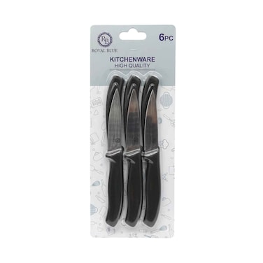 Royal Blue Pairing Knife Set YJ346,6 Pieces