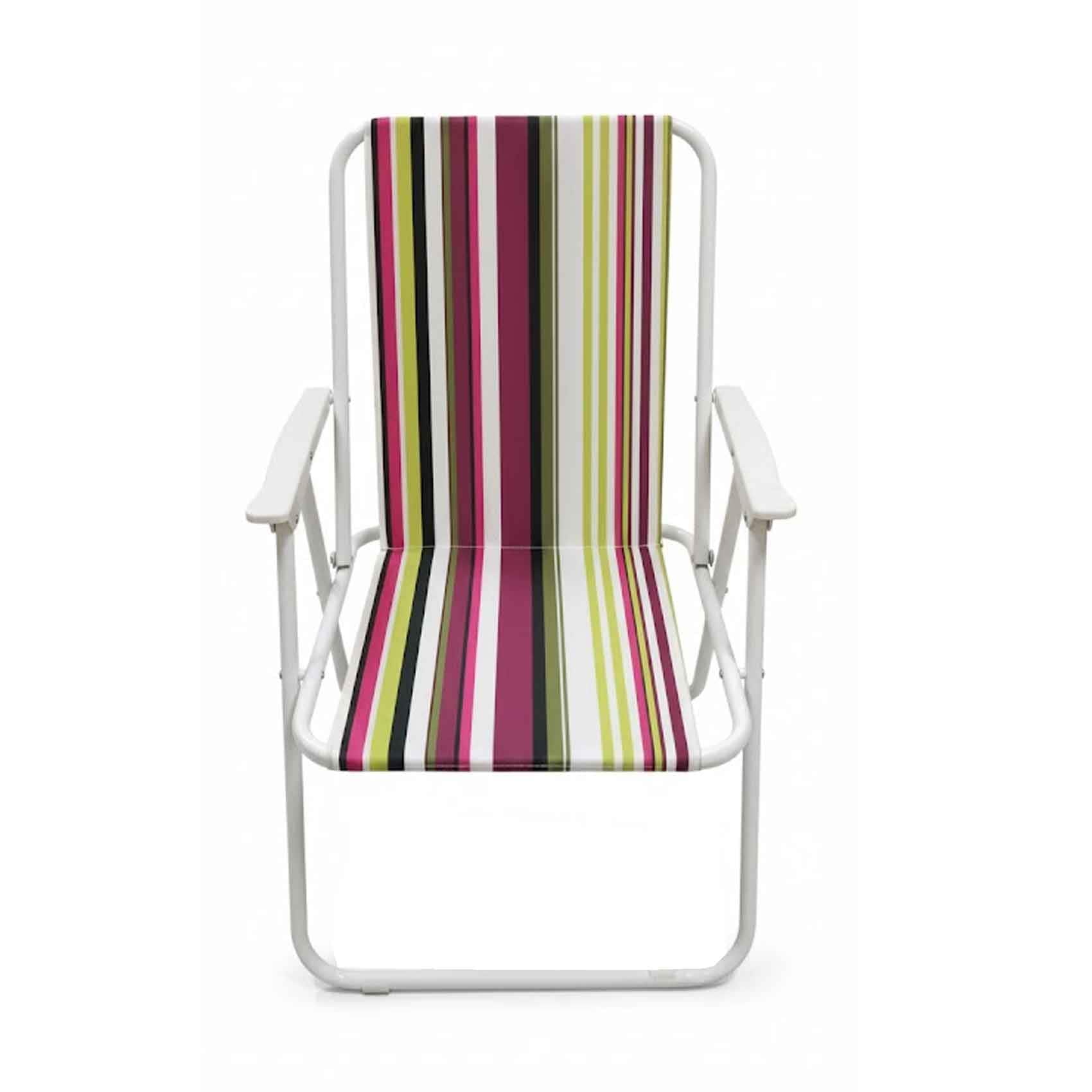 Beach Chair Assorted 52X48X74cm
