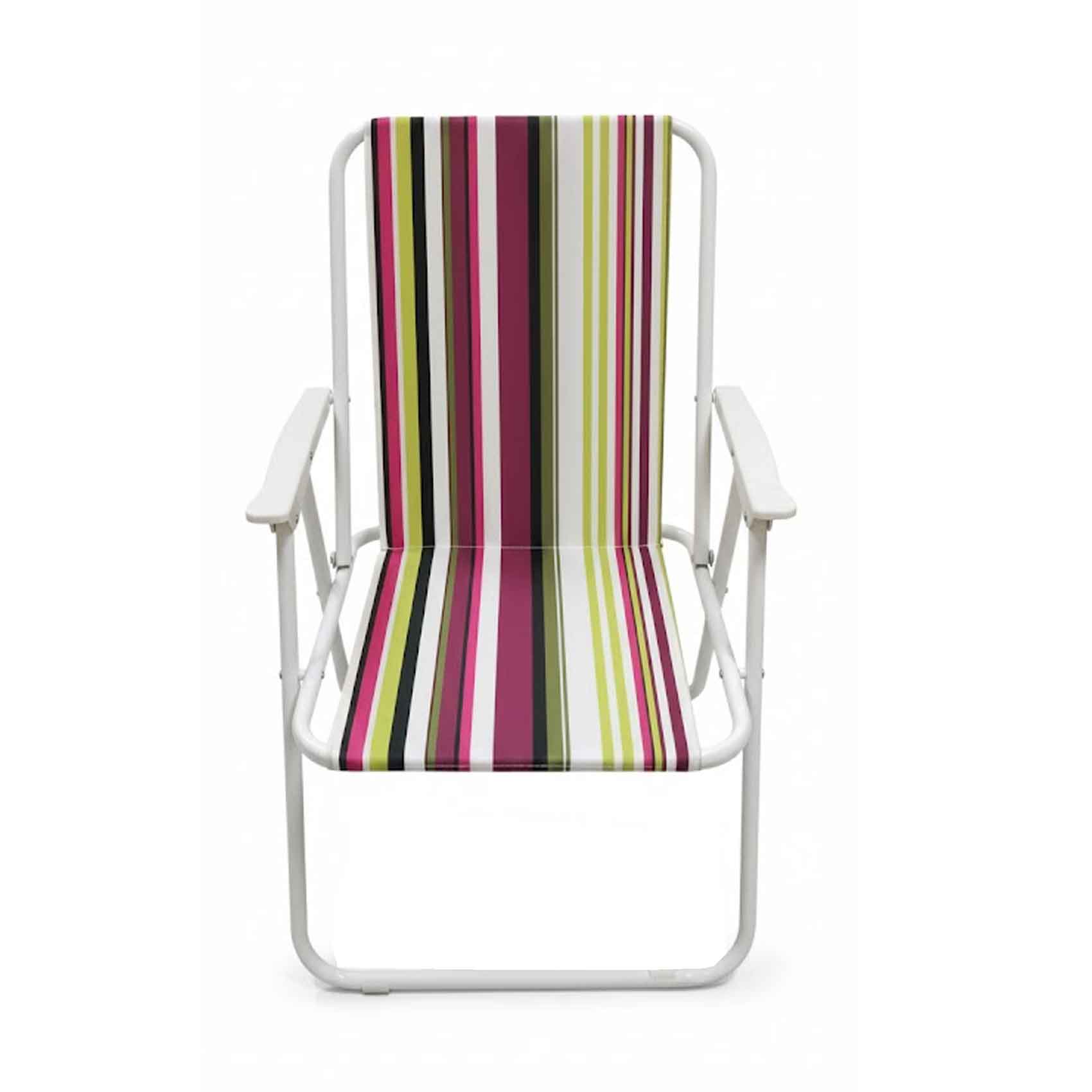 Beach Chair Assorted 52X48X74cm