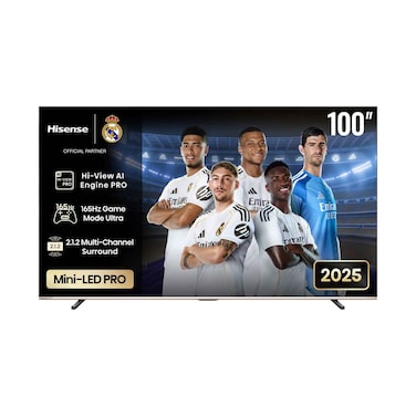Hisense Smart TV QLED Mini-Led Pro 4K 100U7Q 100 inch Black