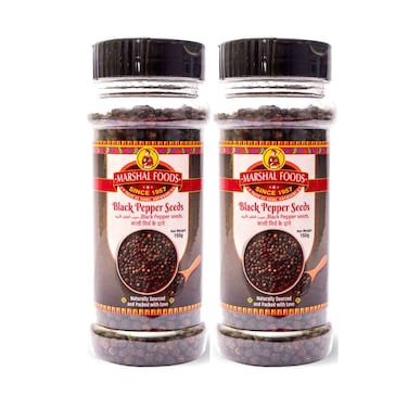 Marshal Foods Black Pepper Seeds 150gx2 Pieces