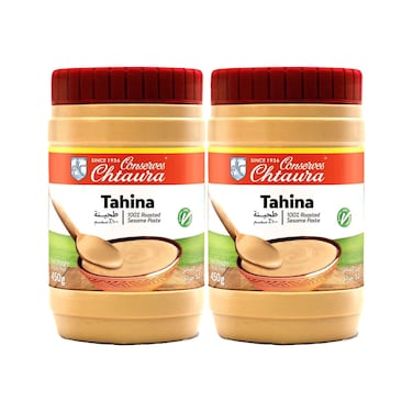 Chtaura Tahina 100% Roasted Sesame Paste 450gx2 Pieces