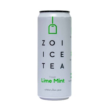 Zoi Ice Tea With Lime Mint Flavor 320ml