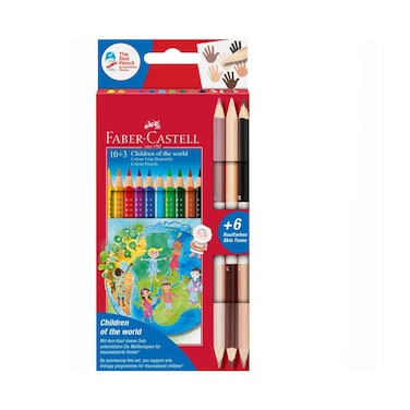 Faber Castell Children Of The World Colour Pencils 10+3 Pieces
