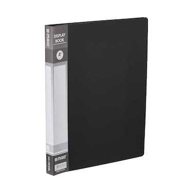Maxi A4 Size Display Book Assorted 20 Pockets