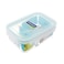 Glasslock Rectangular Glass Tiffin Box With Separator Assorted 670ml