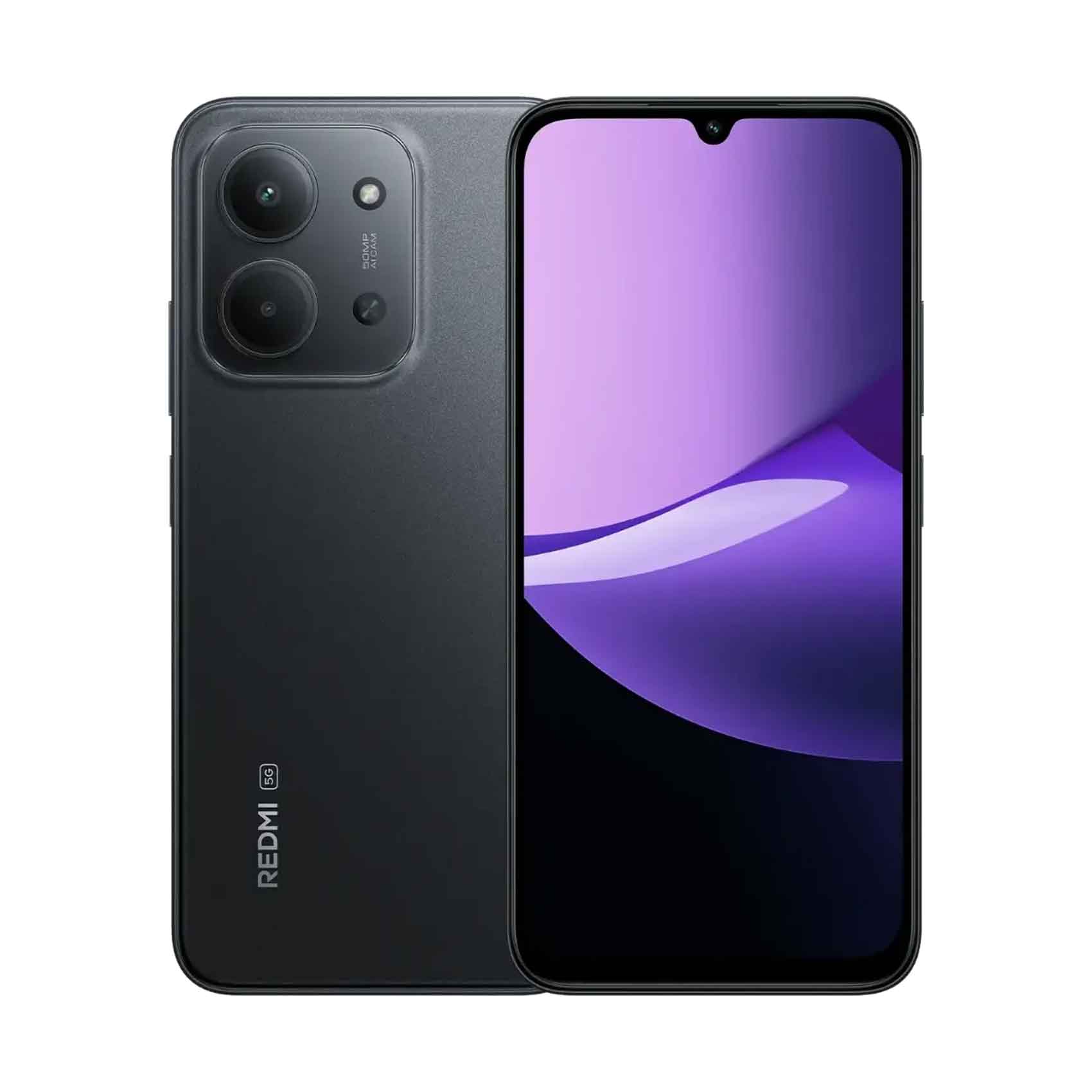 Xiaomi Redmi Smartphone 15C 5G Dual Sim 4GB RAM 128GB Storage Midnight Black