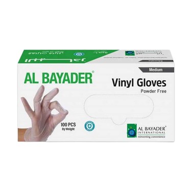 Fun Disposable Vinyl Gloves Medium 100 Pieces