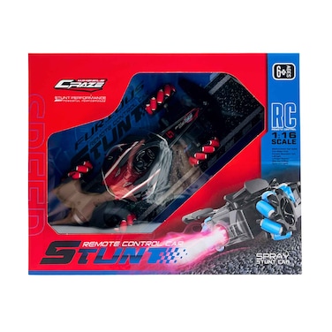 Craze Wheels Spray Stunt Remote Control Car 2.4GHz, 1/16 Assorted Age 6+