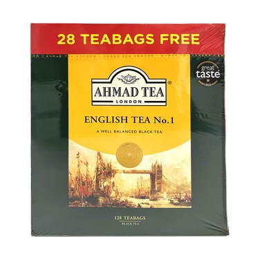 شاي أحمد إنجلش تي رقم 1 – 128 كيس شاي
