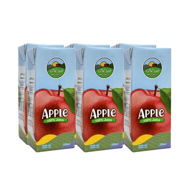 Mazzraty Long Life Juice  Apple 100% Juice 200mlx6 Pieces