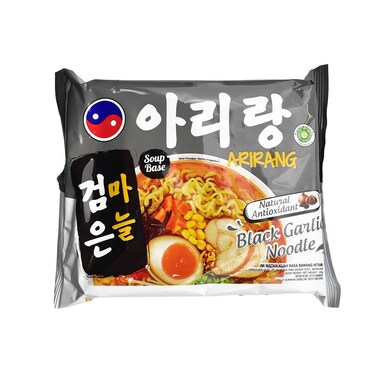 Arirang Black Garlic Instant Noodles, Soup Base 105g