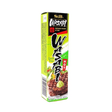 S&amp;B Wasabi Hot Paste In Tube 43g