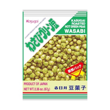 Kasugai Roasted Hot Green Peas Wasabi 67g