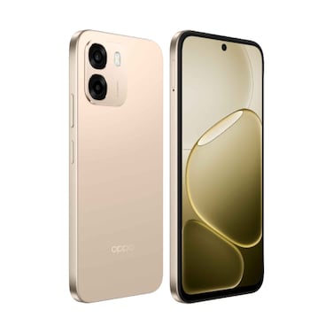 هاتف أوبو A6 بتقنية 5G بشريحتي اتصال، ذاكرة RAM بسعة 8 جيجابايت، وسعة تخزين 256 جيجابايت، لون ذهبي
