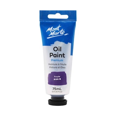 Mont Marte Oil Paint Tube Purple 75ml