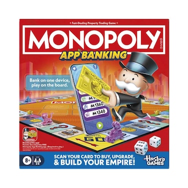 Hasbro Monopoly App Banking Game Age 8+