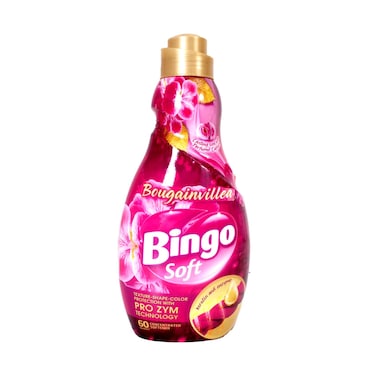 Bingo Soft Liquid Fabric Softener Bougainvillea 1440ml