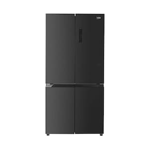 Beko Multi Door Freezer Refrigerator Freestanding ProSmart Inverter Compressor GNO46622XPN 466L Black
