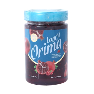 Orima Pomegranate &amp; Raspberry Jam 400g