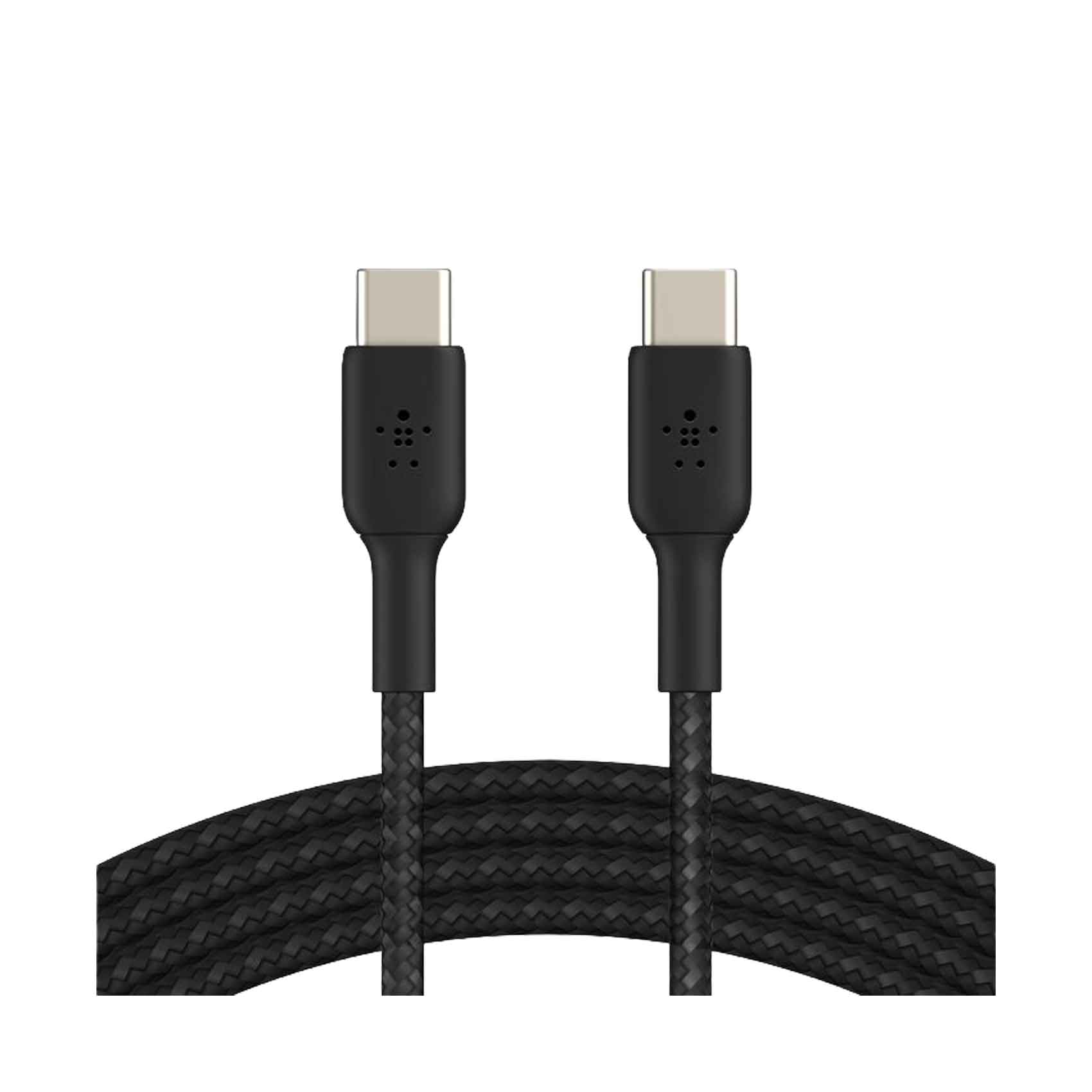 Belkin Braided Cable USB C-C CAB004BT1MBK 60w 1m Black