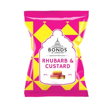 Bonds of London Rhubarb &amp; Custard Candy Bag 130g