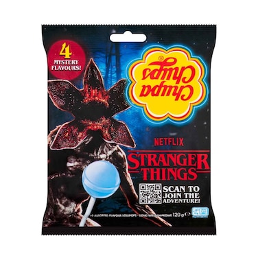 Chupa Chups Lollipops With 4 Mystery Flavours 120g
