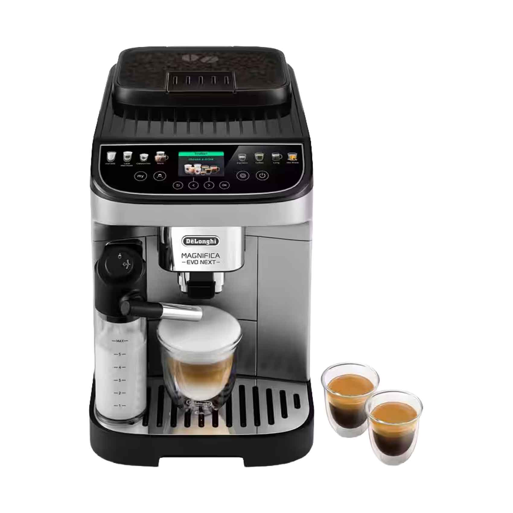 Delonghi Coffee Machine Magnifica Evo Next ECAM310.80.SB Silver Black