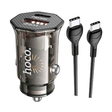 هوكو شاحن سيارة مزدوج المنافذ Proud PD30W+QC3.0 DZ16
