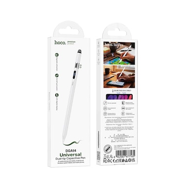 Hoco Universal Dual-Tip Capacitive Pen With Digital Display DGA14