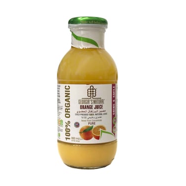 Georgia's Natural 100% Organic Orange Juice 300ml