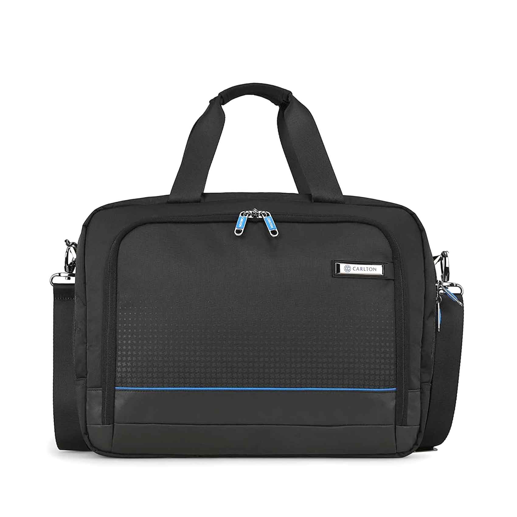 Carlton West End Black Slim Laptop Folio Case