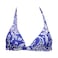 Halter Top Printed Blue